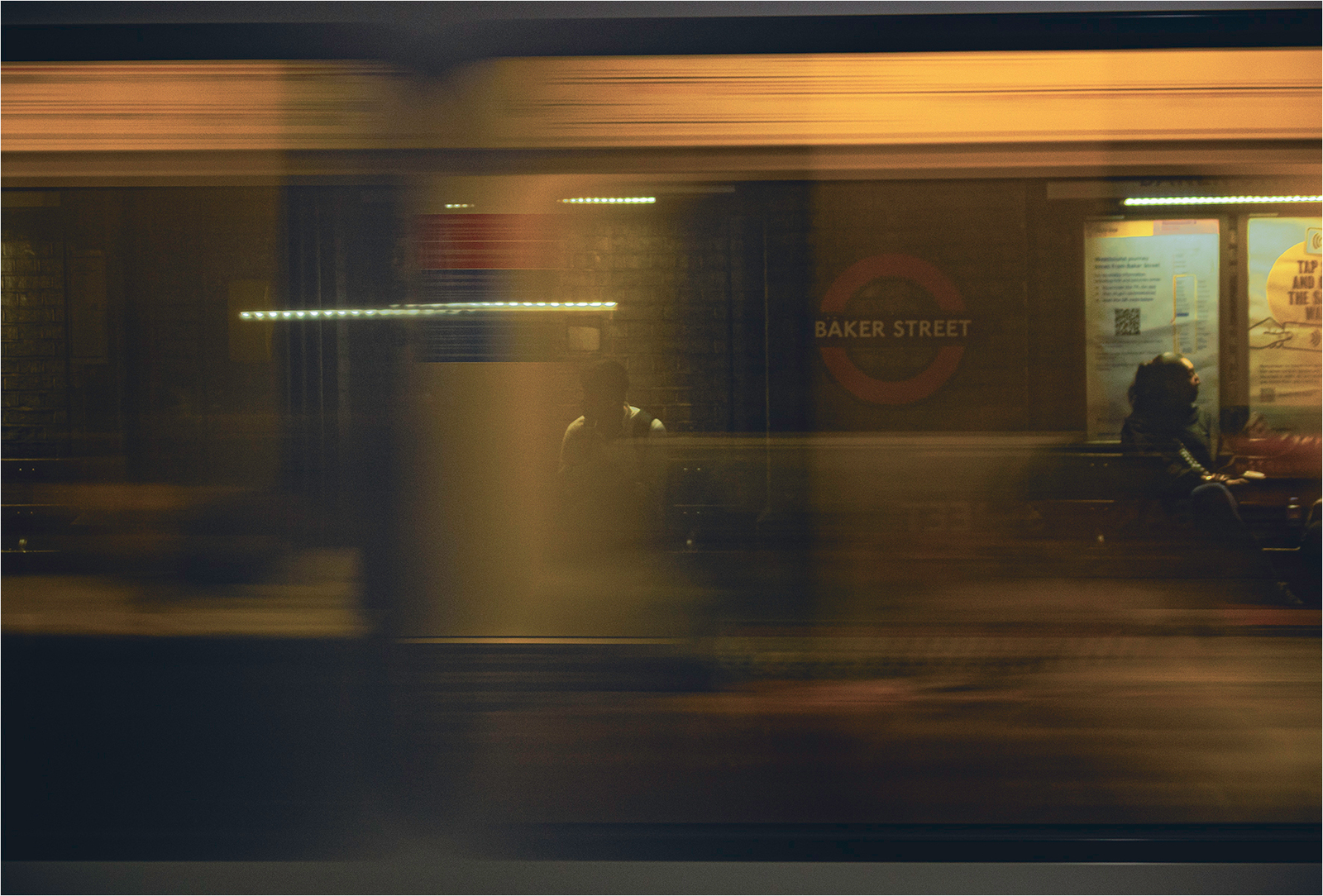 BLUR OF BAKER STREET by Lynn Rosenhahn